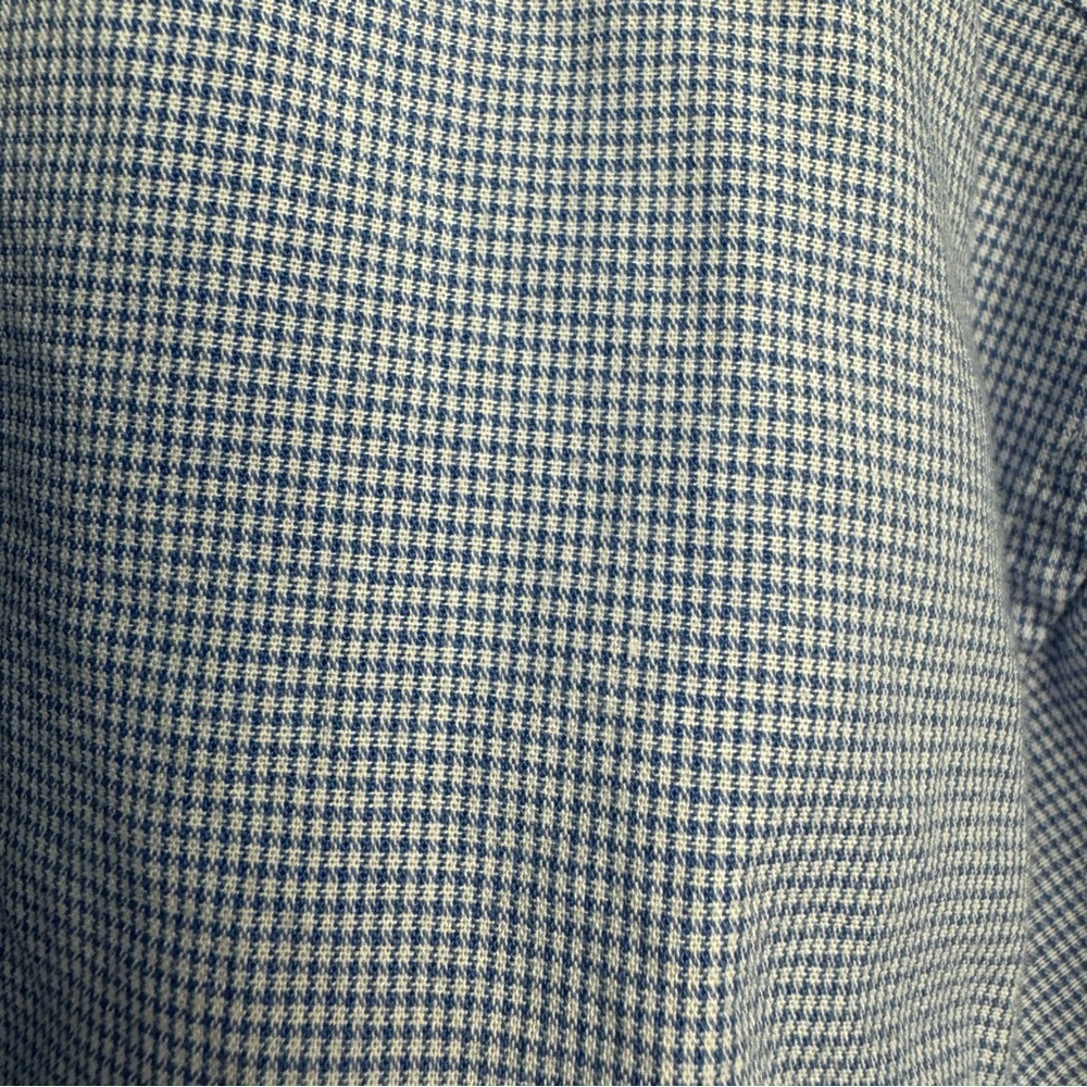 Michael Kors Men’s Blue Checked Button Down Shirt Size Large Great Condition - Picture 3 of 10